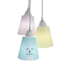 Lustre Pendente Luminária Lhama Rosa, Amarelo E Verde Bivolt