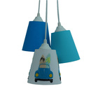 Lustre Pendente Luminária Quarto Infantil Surf E Fusca Bivolt