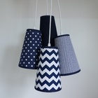 Lustre Pendente Luminária Quarto Sala Escritório Chevron Bivo