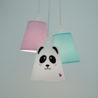 Lustre Pendente Luminária Teto Cacho Bebê Panda Bivolt