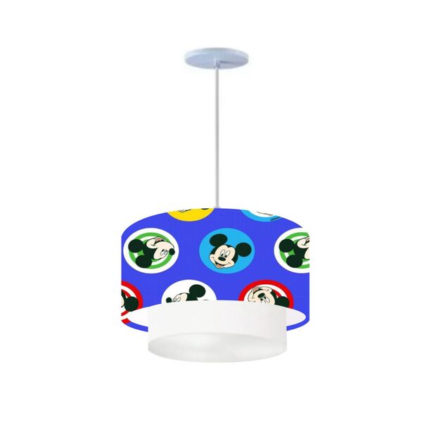 Lustre Pendente Luminária Teto Cúpula Ø40x28 Personagens  Md8