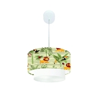 Lustre Pendente Luminária Teto Cúpula Ø40x28 Personagens  Md8