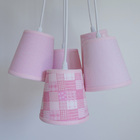 Lustre Pendente Luminária Teto Quarto Sala Patchwork Bivolt