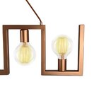 Lustre Pendente Lumix Ln1014 Cobre E27 Bivolt