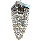 Lustre Pendente Lumix Per02 Quadrado Champagne G9