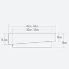 Lustre Pendente Madeira Doble Redondo 40cm - 3 Luzes Imbuia