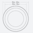 Lustre Pendente Madeira Doble Redondo 40cm - 3 Luzes Imbuia