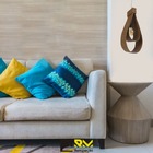 Lustre Pendente Madeira Drop 40cm - 1 Luz Freijó