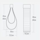 Lustre Pendente Madeira Drop 60cm - 1 Luz-imbuia