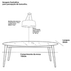 Lustre Pendente Madeira Redondo 25cm Mel