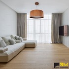 Lustre Pendente Madeira Redondo 35cm Mel