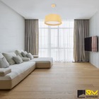 Lustre Pendente Madeira Redondo 80cm Marfim