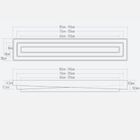 Lustre Pendente Madeira Trinity Retangular 145cm - 1 Luz Imbu