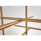 Lustre Pendente Malagueta De Metal E Vidro Bella Iluminação