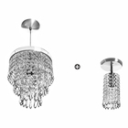 Lustre Pendente Manucrillic + Lustre Clearcrillic Redondo