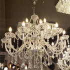 Lustre Pendente Maria Tereza Cristal 18 Braços Transparente