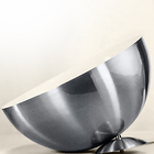 Lustre Pendente Meia Lua 40cm Alumínio New Escovado