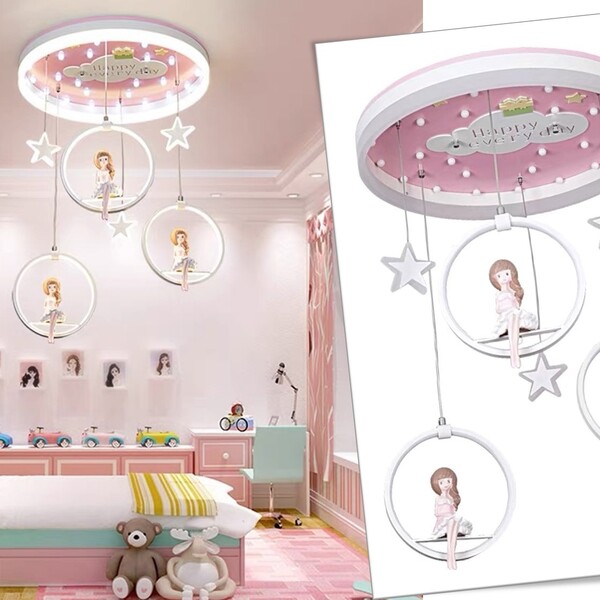 Lustre Pendente Menina Infantil Adolescente Princesa Luxo