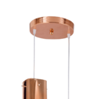 Lustre Pendente Mirage Cobre Para 2 Lâmpadas E27 Bivolt Llum