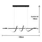 Lustre Pendente Moderno 100cm Led 36w 3000k Ou 6000k Bivolt P