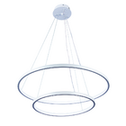 Lustre Pendente Moderno 2 Anéis 40 E 60cm Arco Ring Led 45w 6