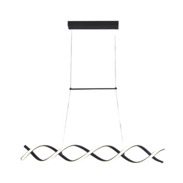 Lustre Pendente Moderno Espiral 90cm Led 32w 3000k Bivolt Pre