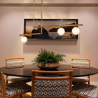 Lustre Pendente Moderno Luxo Jabuticaba Para Sala