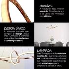 Lustre Pendente Moderno Luxo Novadecor Dourado