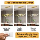 Lustre Pendente Moderno Sinus Led 45w 3 Em 1 Em Alumínio Dour