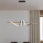 Lustre Pendente Moderno Sinus Led 45w 3 Em 1 Em Alumínio Pret