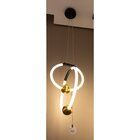 Lustre Pendente Mondo 1xled 30w Bella Iluminação Preto