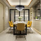 Lustre Pendente Moscou Starlux Zr173-bk + 15 Led G9 Branco Qu