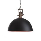 Lustre Pendente Newline Naval 551 E27 Bivolt Preto / Cobre