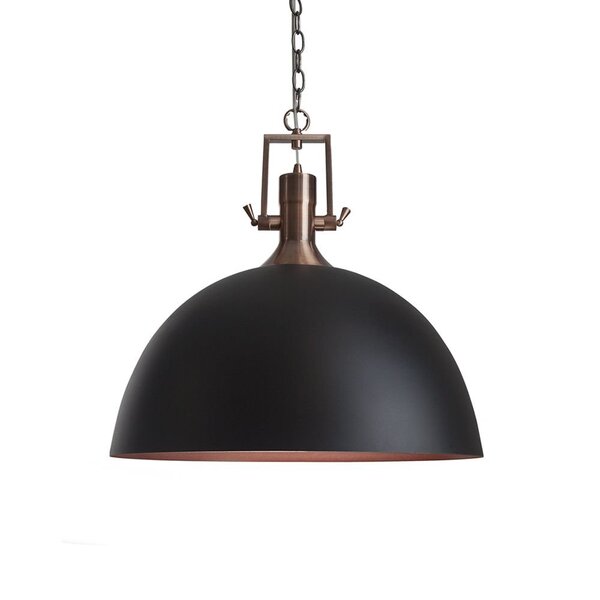 Lustre Pendente Newline Naval 551 E27 Bivolt Preto / Cobre