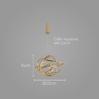 Lustre Pendente Ninho Ø23cm Led 12w Bella Wd017s St1395