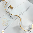 Lustre Pendente Nitrolux Acr-002d Dourado Led Bivolt