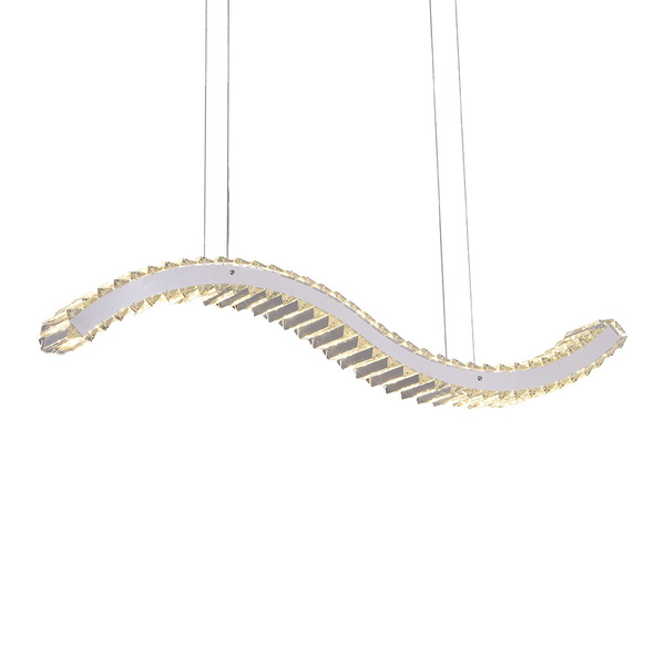 Lustre Pendente Nitrolux Ltp-015 Cromado Led Bivolt