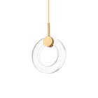 Lustre Pendente Nordecor Akya 2590 Ouro Fosco Led Bivolt
