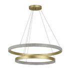 Lustre Pendente Nordecor Bean 2458 Dourado Led Bivolt
