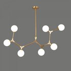 Lustre Pendente Nordecor Bheo 2024 Dourado G9 Bivolt