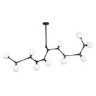 Lustre Pendente Nordecor Bheo Gr 2025 Preto G9 Bivolt