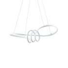 Lustre Pendente Nordecor Bie 2174 Branco Led Bivolt