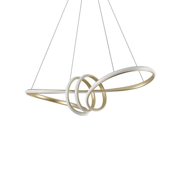 Lustre Pendente Nordecor Bie 2175 Bronze Led Bivolt