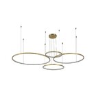 Lustre Pendente Nordecor Daire 2192 Dourado Led Bivolt