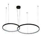Lustre Pendente Nordecor Daire 2221 Preto Led Bivolt