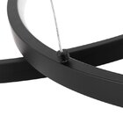 Lustre Pendente Nordecor Daire 2221 Preto Led Bivolt