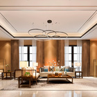 Lustre Pendente Nordecor Daire 2526 Preto Led Bivolt