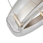Lustre Pendente Nordecor Dalen 2959 60cm Ouro Brilho Bivolt D
