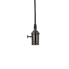 Lustre Pendente Nordecor Dusty 2262 Preto Pérola E27 Bivolt
