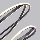 Lustre Pendente Nordecor Euni Odi 2877 Preto Led Bivolt